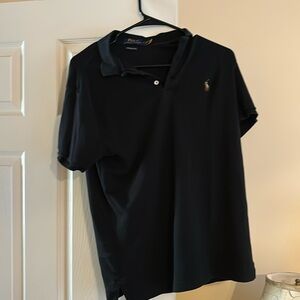 Polo Ralph Lauren Black Custom Slim Fit Medium
